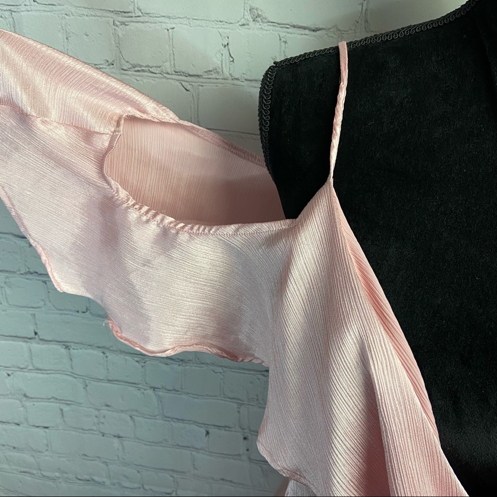 AXAX Wrap Ruffle Asymmetrical Top - Picture 5 of 9